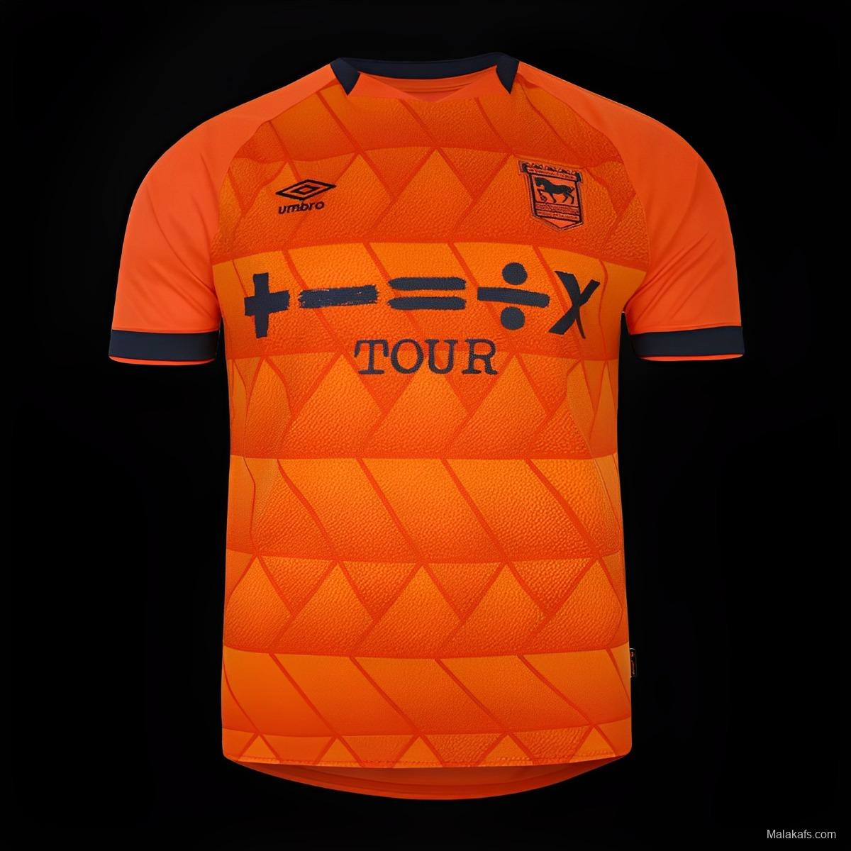 23/24 Ipswich Town Away Orange Jersey