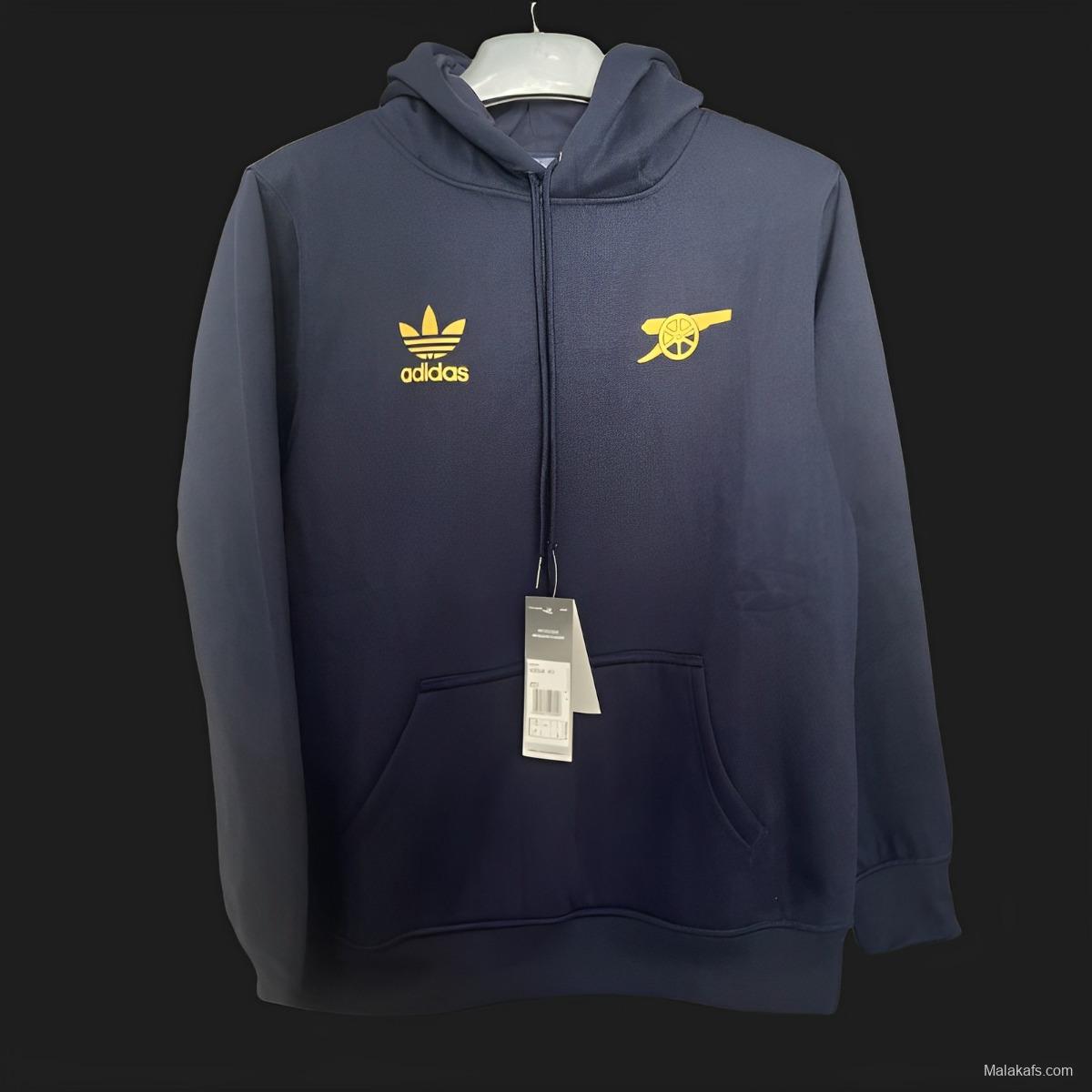 23/24 Arsenal Navy Hoodie Jacket