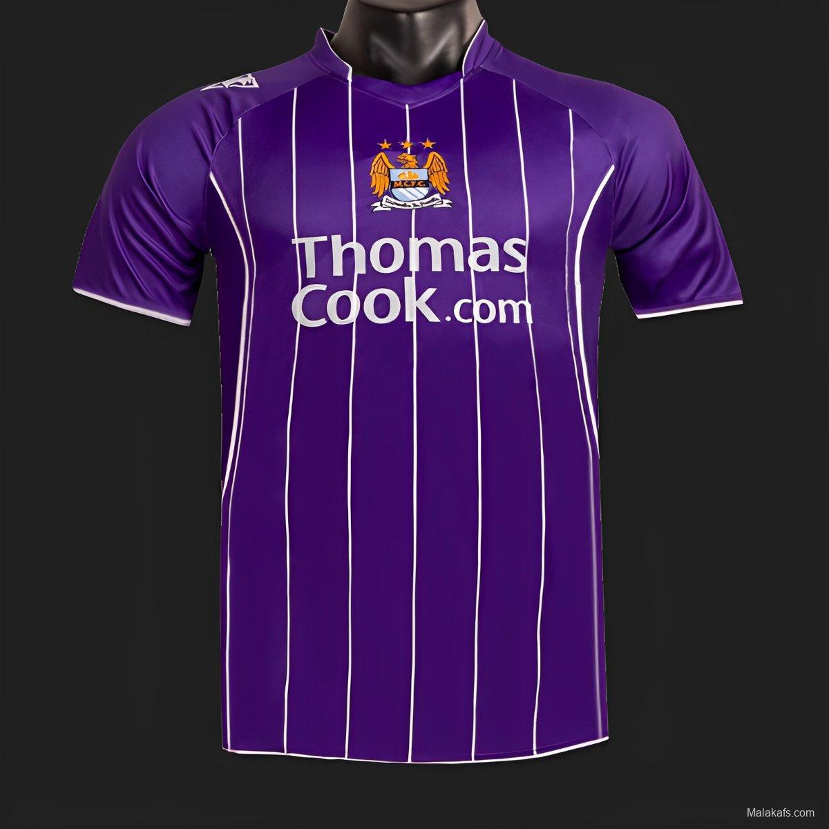 Retro 07/08 Manchester City Away Purple Jersey