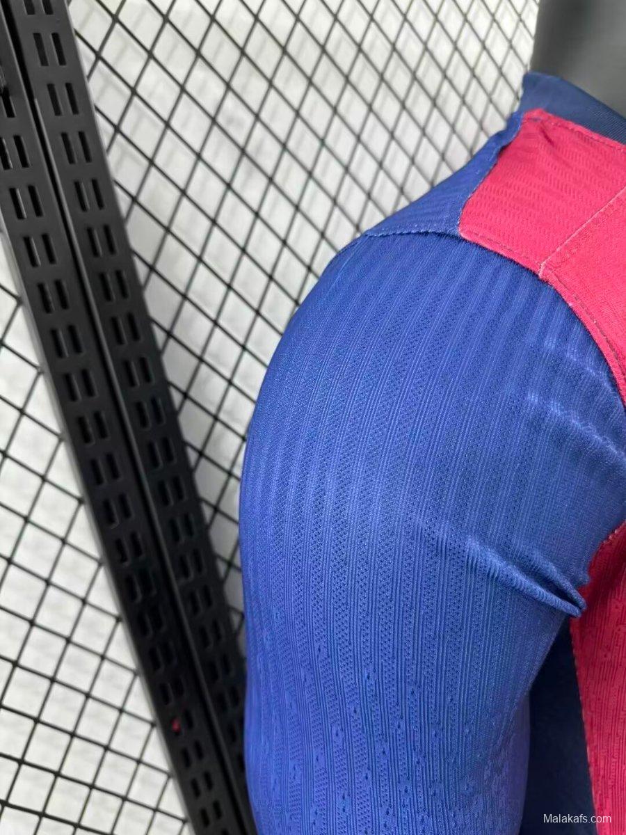 Player Version 24/25 Barcelona Home 125th Anniversary Jersey