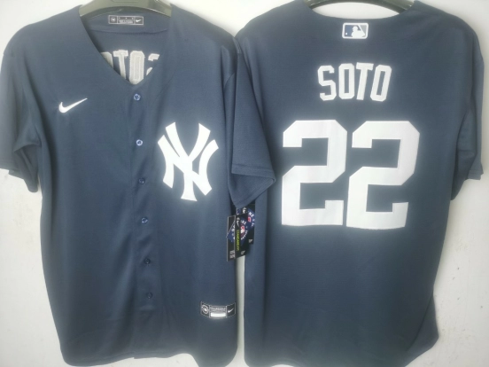 New York Yankees 2024 Blue T-shirt #22 Soto