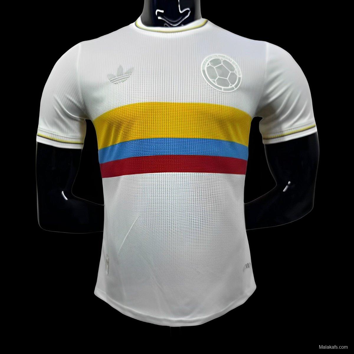 Player Version 2024 Colombia White 120Th Anniversary Jersey