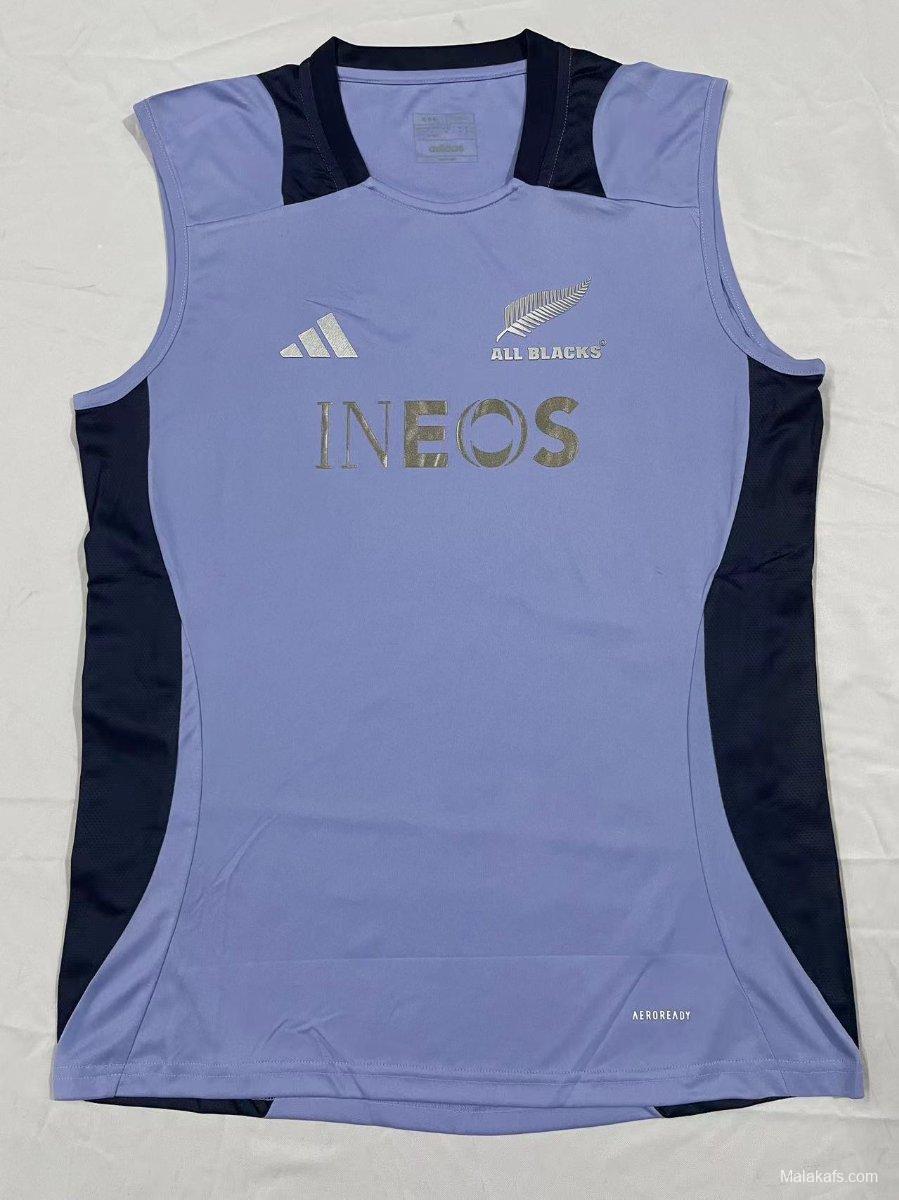 All Blacks Rugby 2024 Gray Training Vest