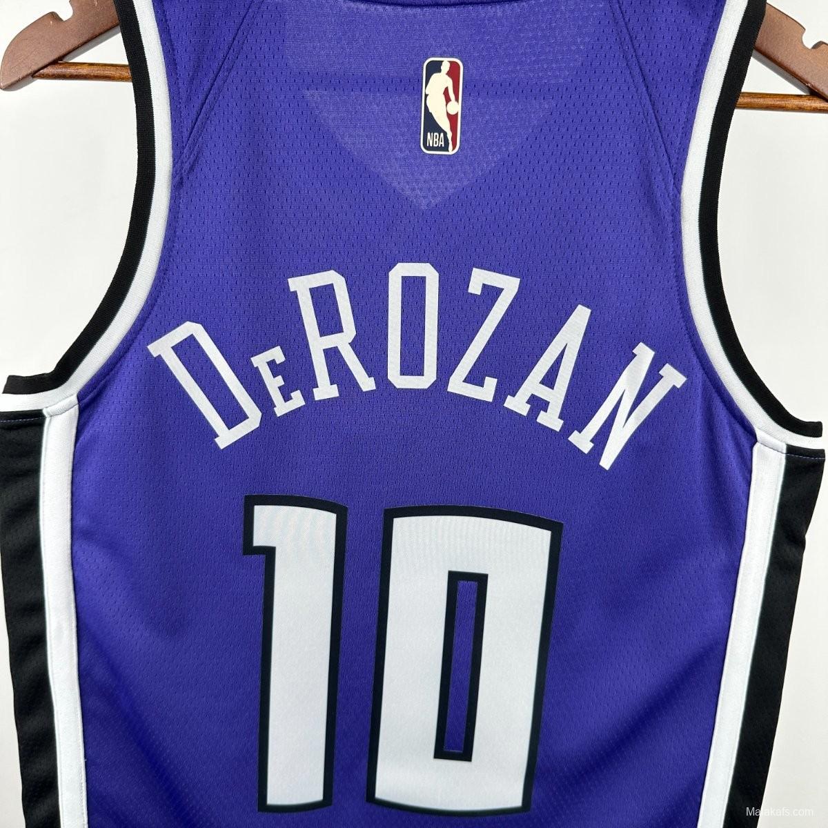 Sacramento Kings DeRozan #10 2024/25 Classic Edition Jersey