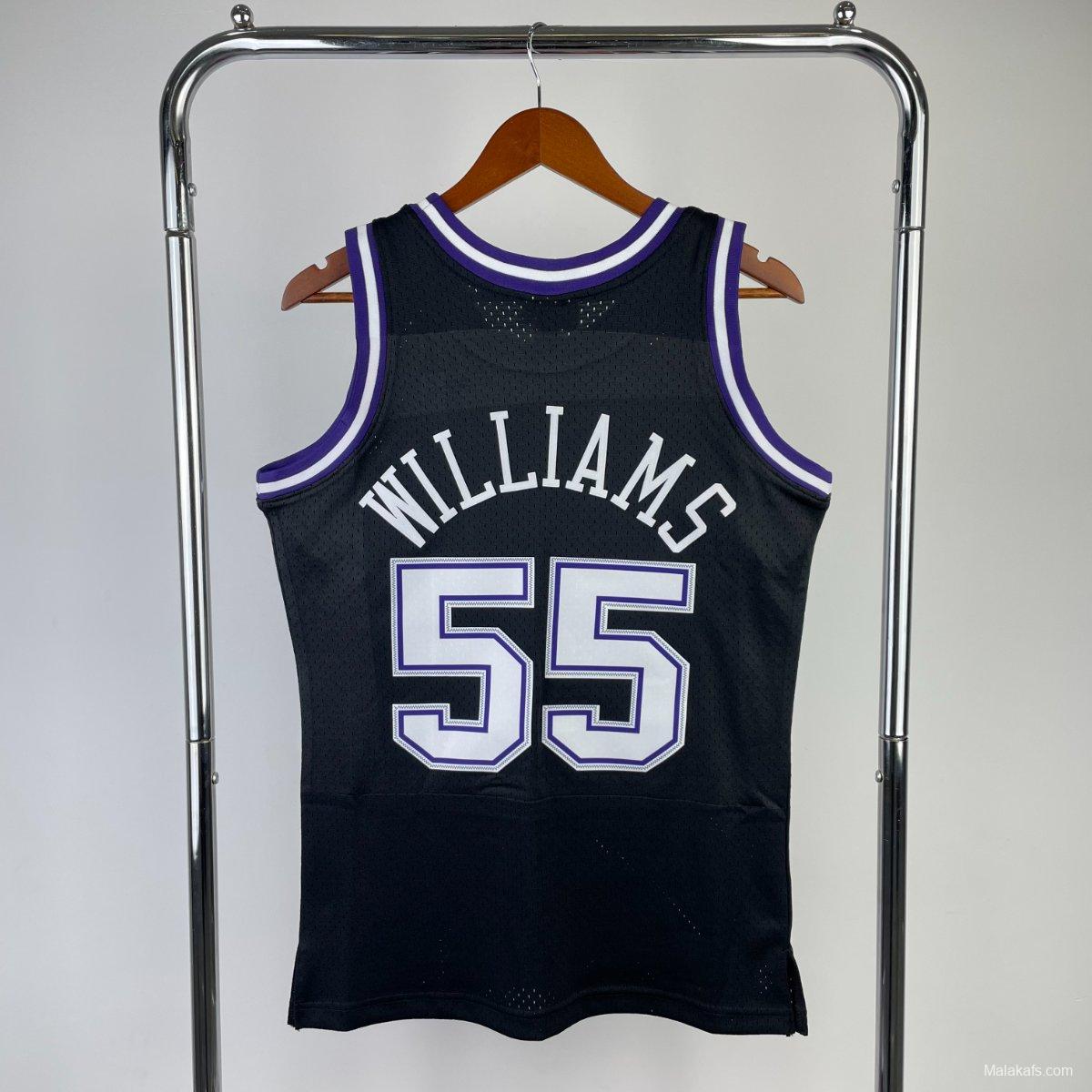 Sacramento Kings Williams #55 Mitchell & Ness 2000/01 Hardwood Classics Jersey