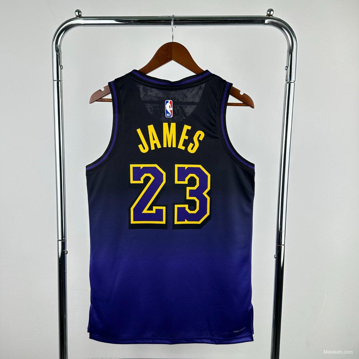 Los Angeles Lakers Lebron James #23 2024/25 City Edition Jersey