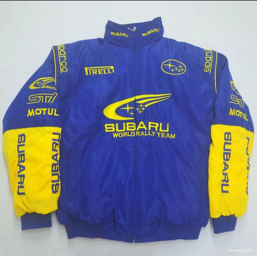 F1 MOTO Jacket Ebroidered Cotton Padded F 1 Racing Jacket