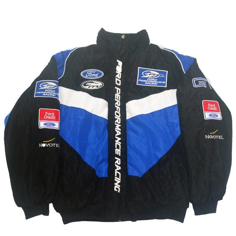 F1 MOTO Jacket Ebroidered Cotton Padded F 1 Racing Jacket