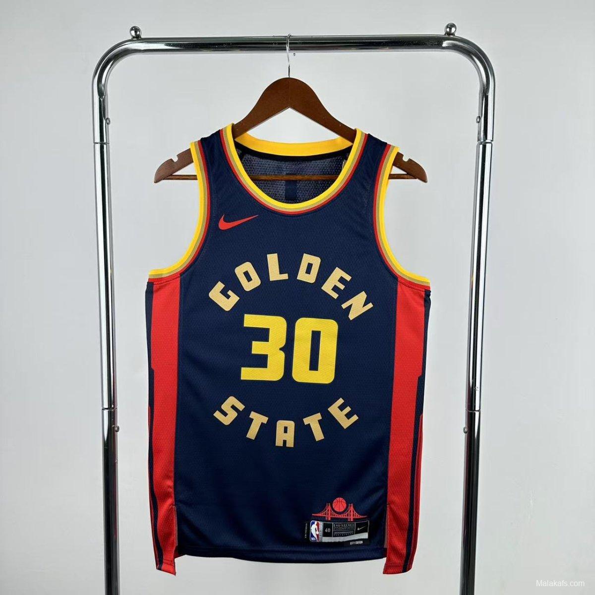 Golden State Warriors #30 Curry 2024/25 City Edition Jersey