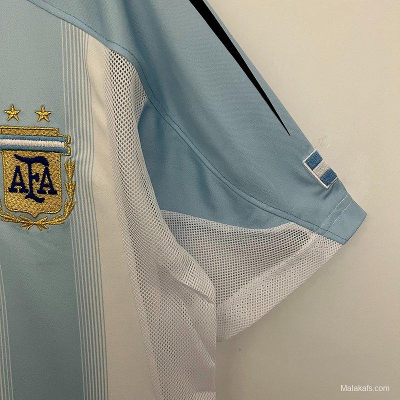 Retro Argentina 04/05 Home Jersey