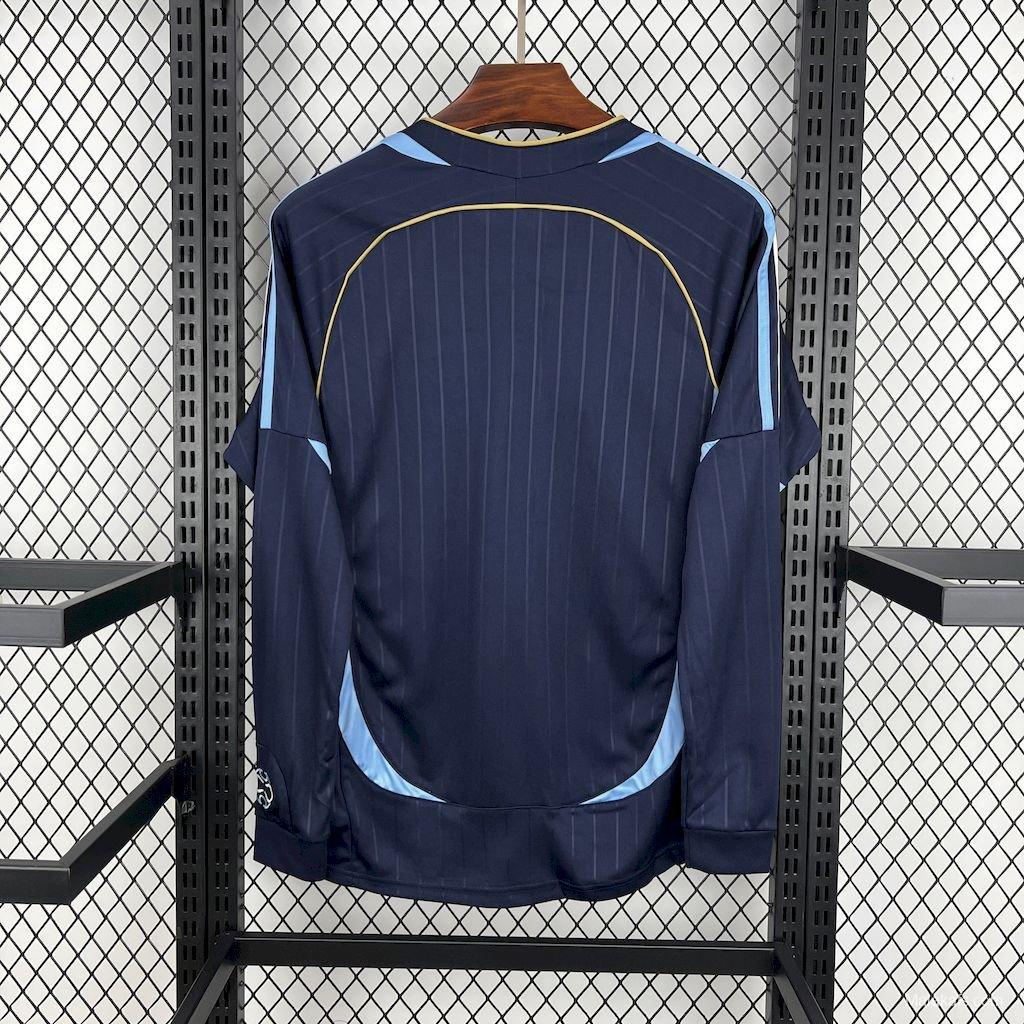 Retro Argentina 2006 Long Sleeve Away Jersey