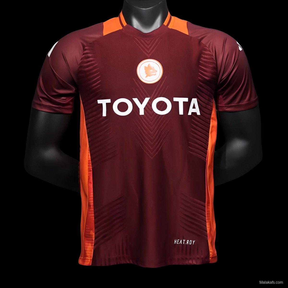 Player Version 24/25 AS Roma Home Pre-Match Jersey