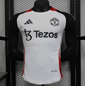 Player Version 24/25 Manchester United White Pre-Match Jersey