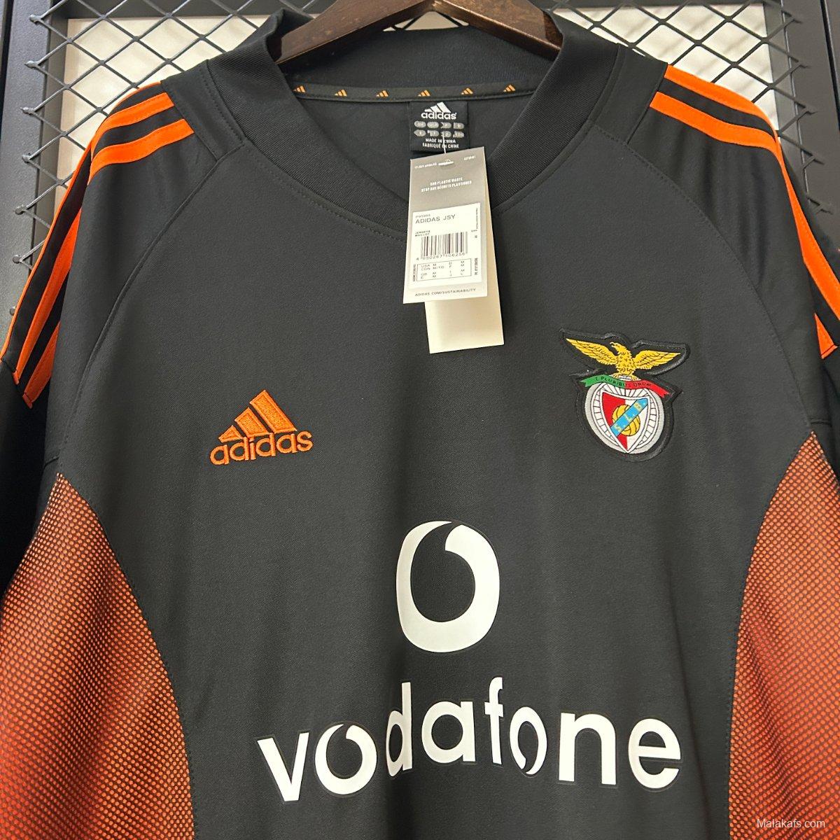 Retro 02/03 Benfica Away Black Jersey