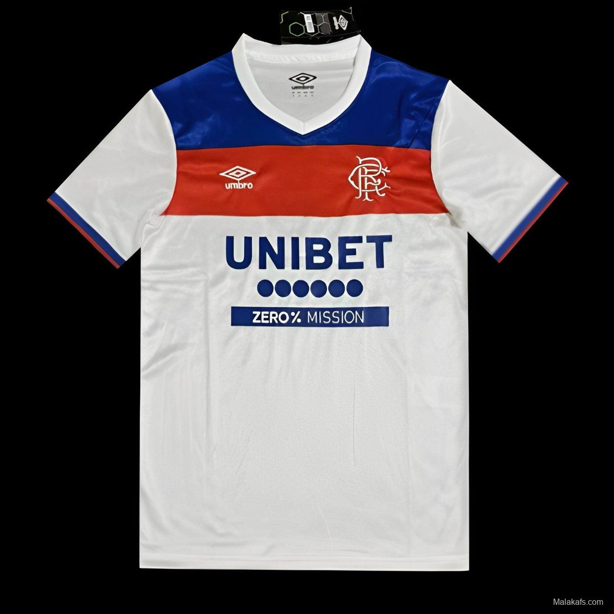 25/26 Glasgow Rangers Away White Jersey