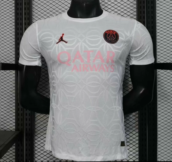Player Version 25/26 Paris Saint-Germain PSG WHITE Pre-Match Jersey
