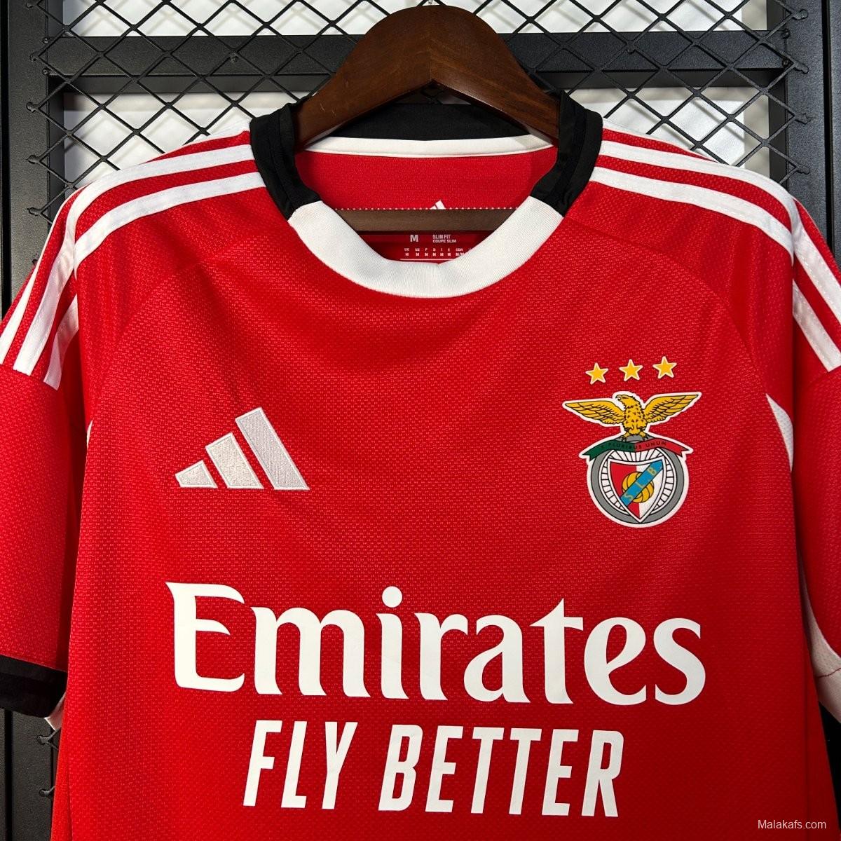 25/26 Benfica Home Jersey