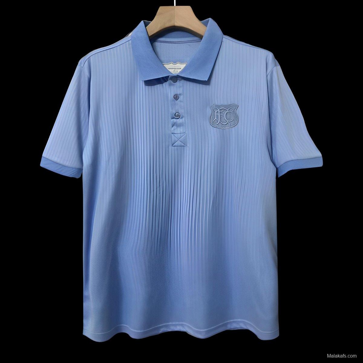 25/26 Everton Heritage Blu Limited Edition Polo Jersey