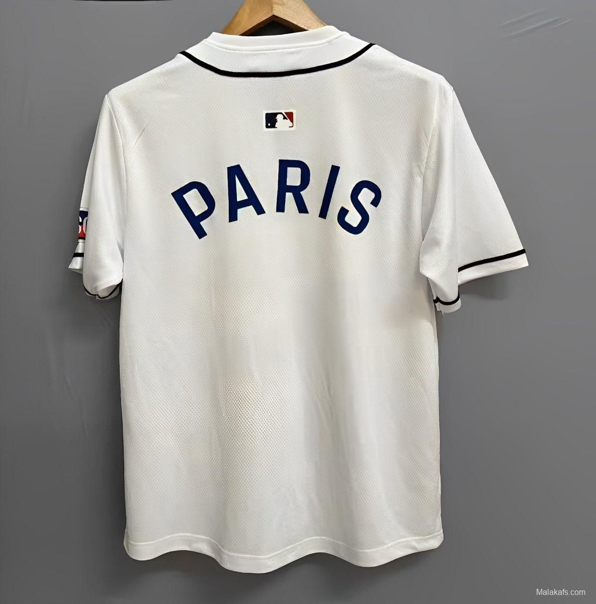 25/26 PSG US Pack Baseball WHITE Jersey