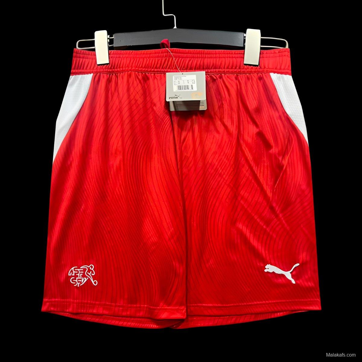 2026 Switzerland Home Shorts