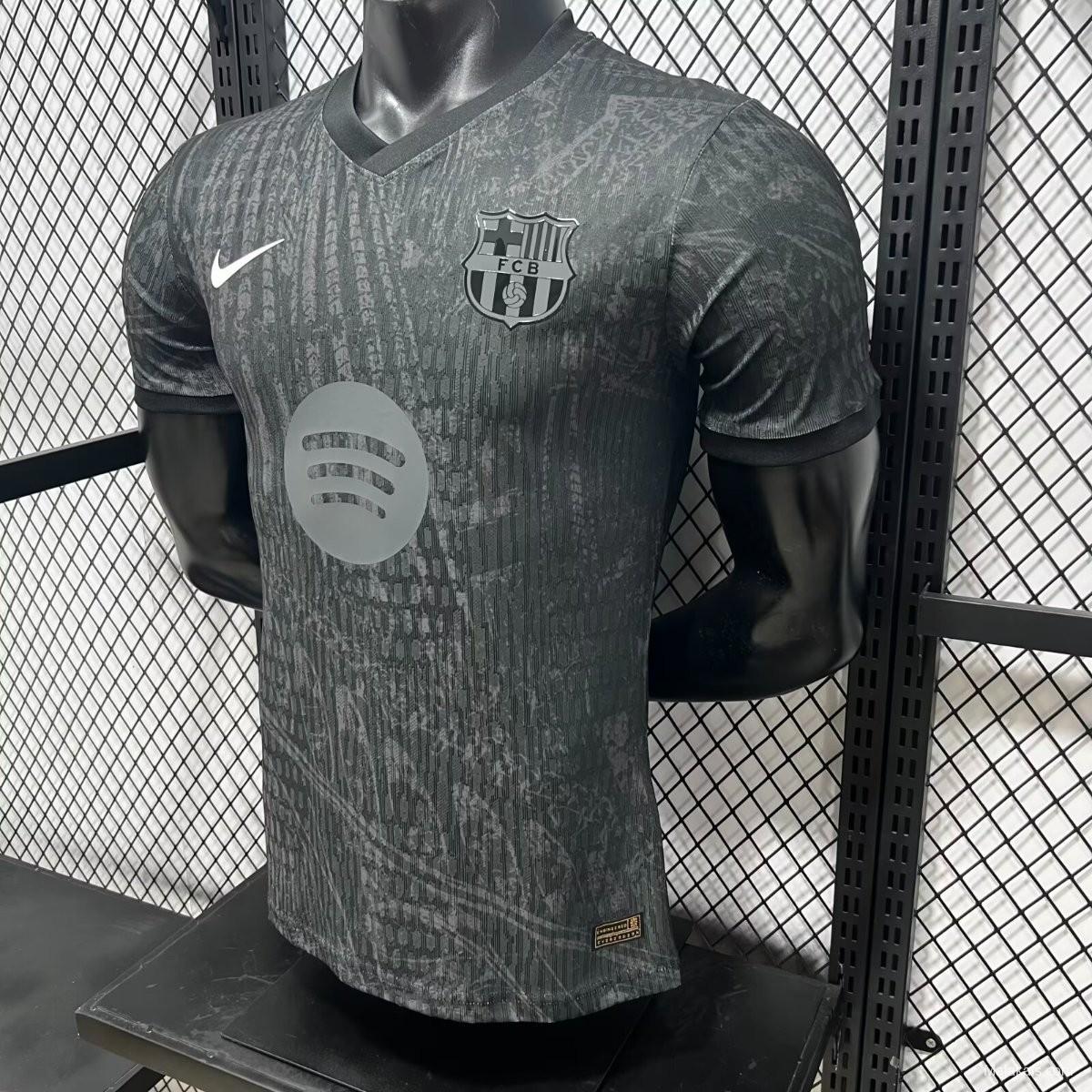 Player Version 25/26 FC Barcelona Black Special Edition Soccer Jersey