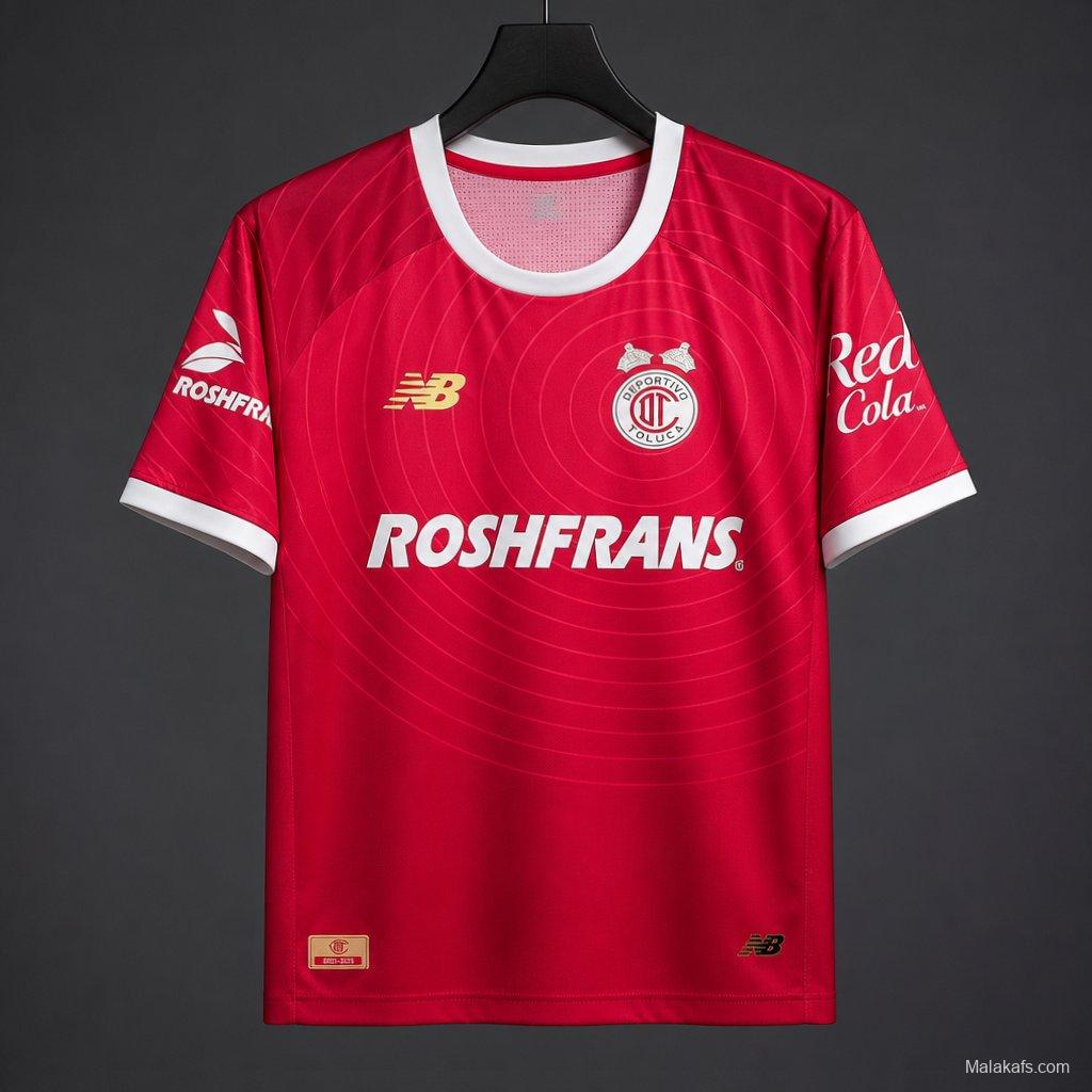 26/27 Toluca Red Special Edition "Bicampeón" Jersey