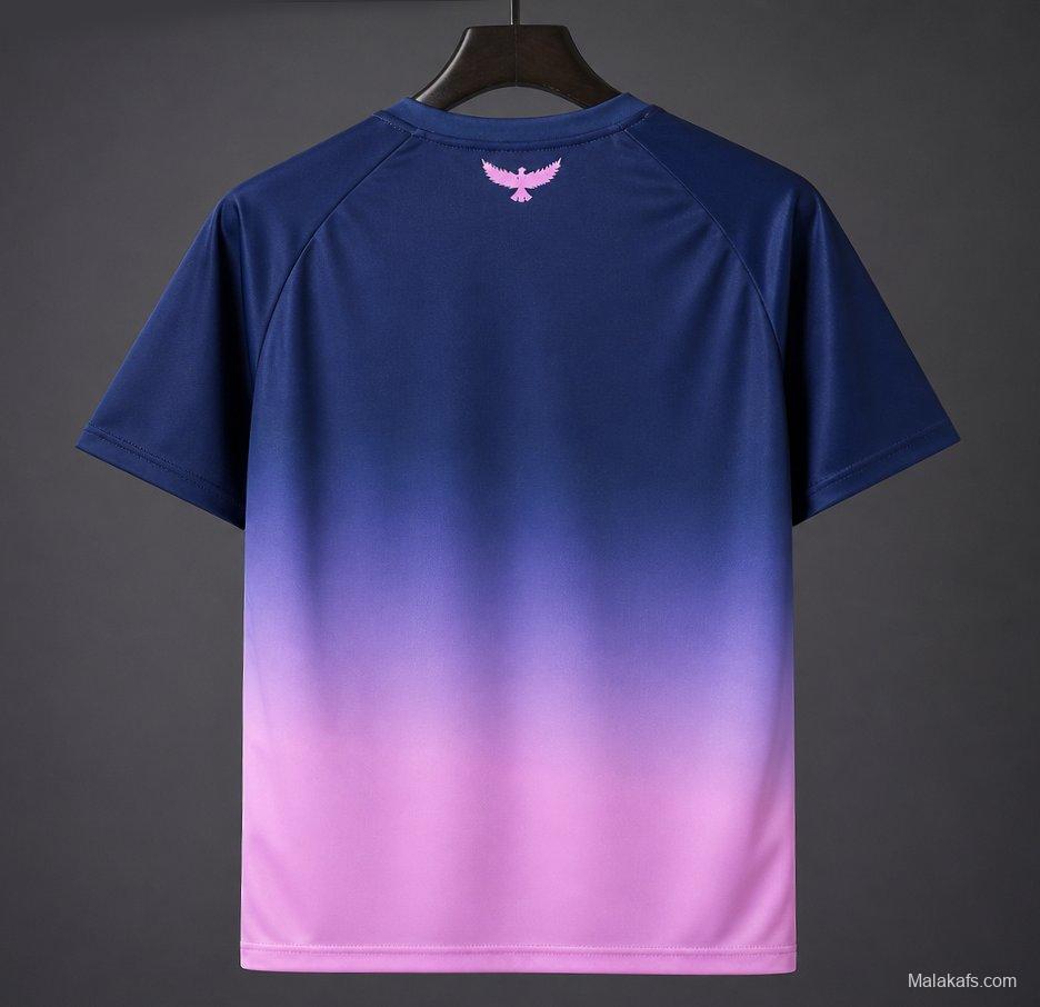 2026 Tunisia "Navy-to-Pink Gradient" Special Edition Jersey