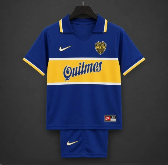 Retro Kids 96/97 Boca Juniors Home Jersey
