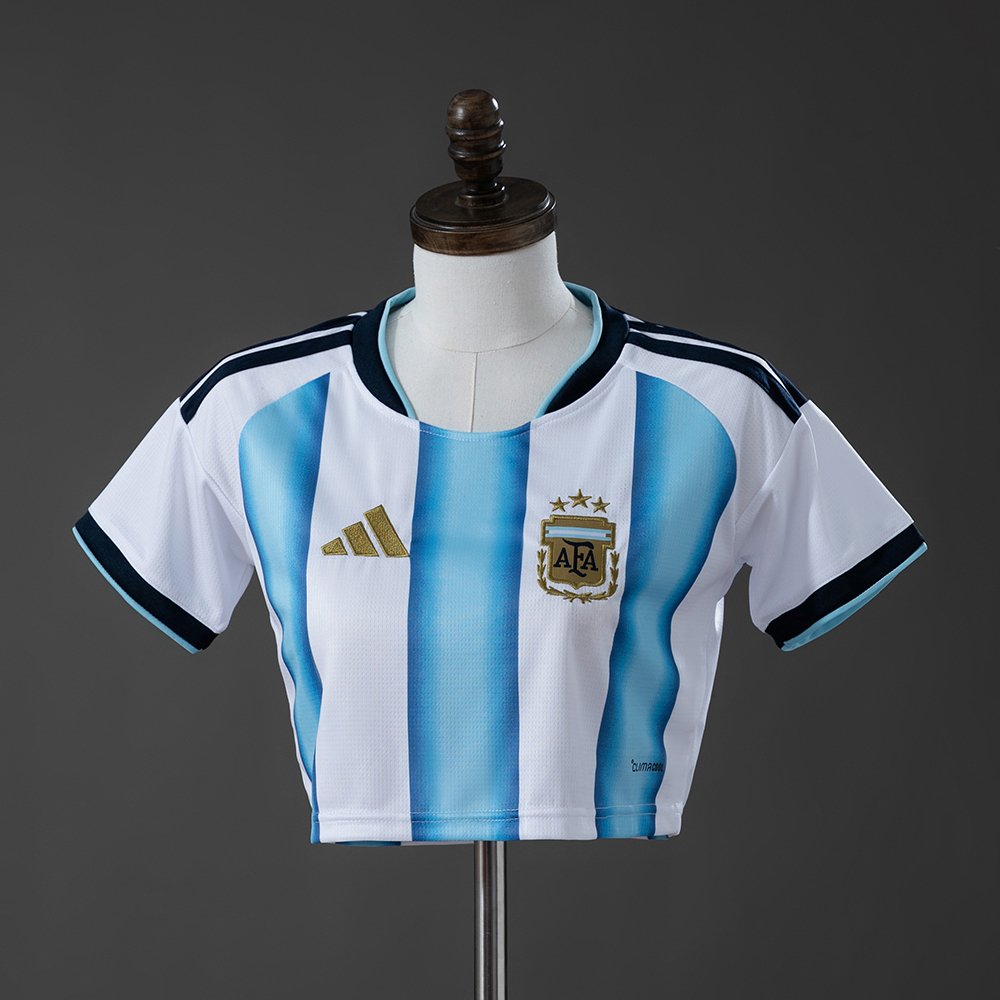 Argentina 2026 Home Women's Crop Top Style S-XXL