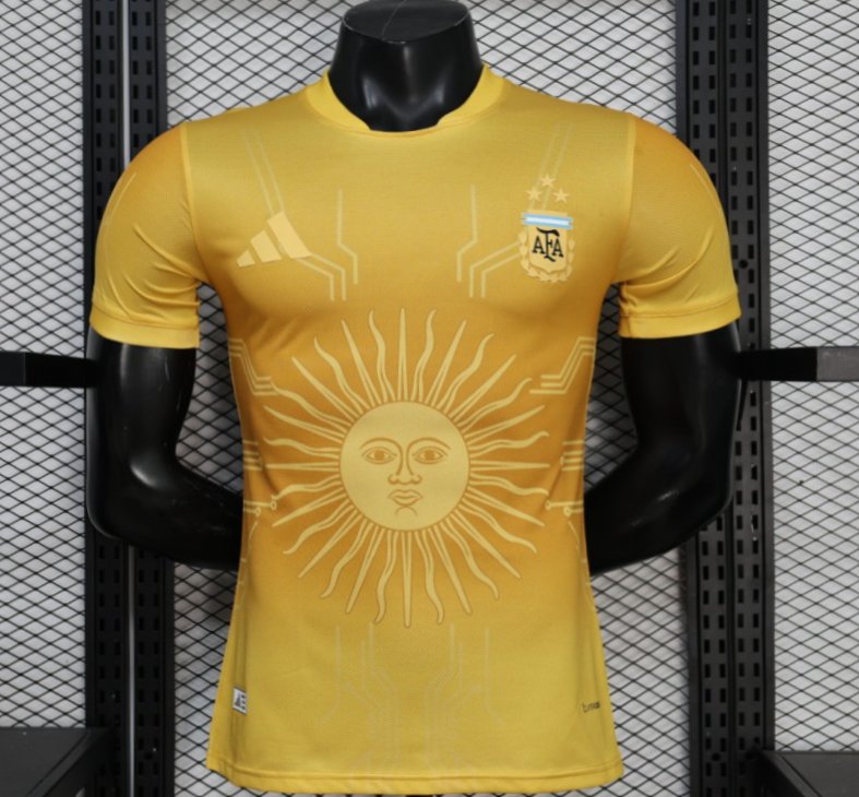 Player Version 26/27 Argentina Golden Yellow Sun of May Special Edition Jersey
