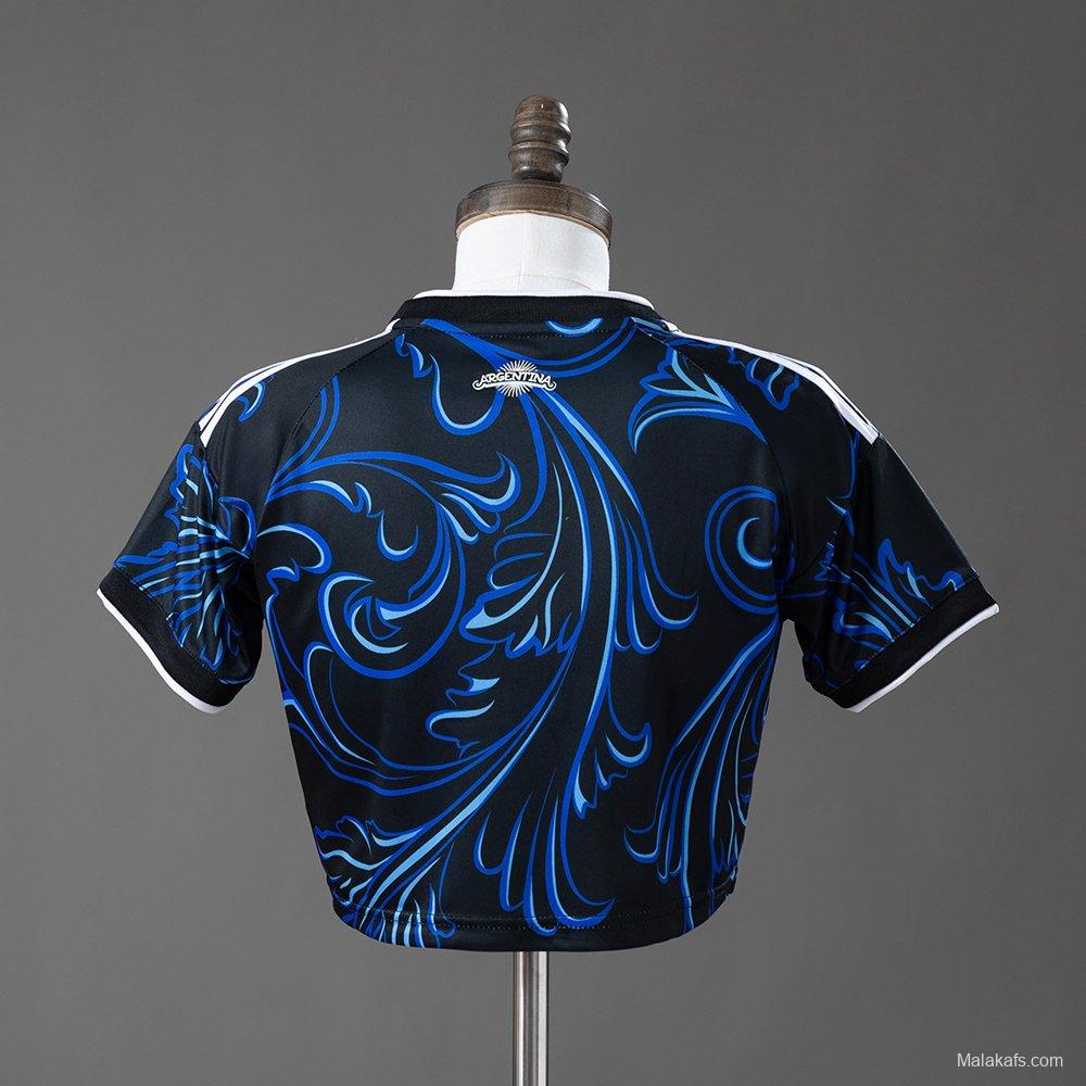 Argentina 2026 Away Women's Crop Top Style S-XXL