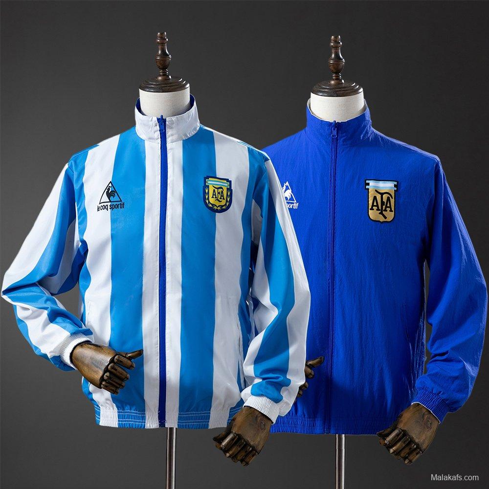 1986 Argentina Blue/White Windbreaker