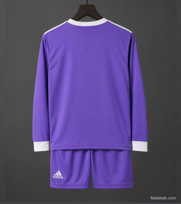 Retro Kids 16/17 Real Madrid Away Long Sleeve Jersey