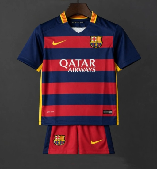 Retro Kids 15/16 FC Barcelona Home Jersey