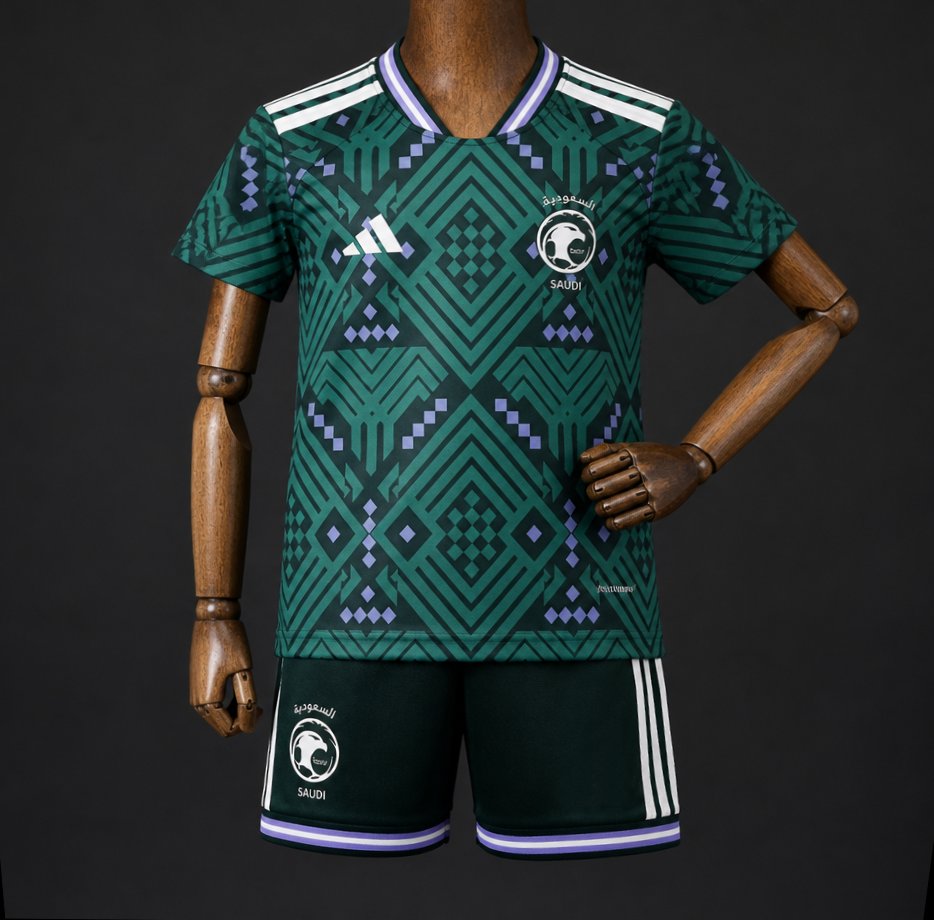 2026 Kids Saudi Arabia Home Jersey