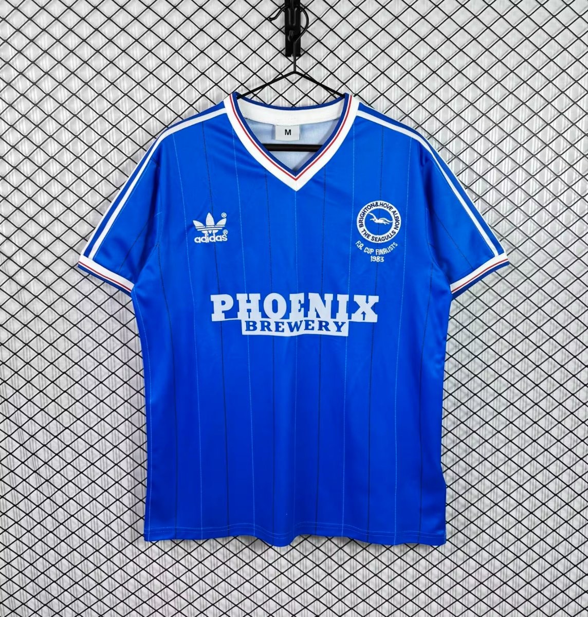 Retro 83/84 Brighton Hove Albion Home Jersey