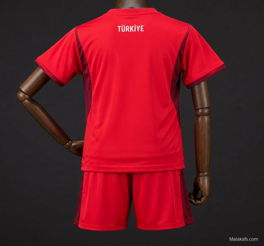 2026 Turkey/Türkiye Away Red Jersey