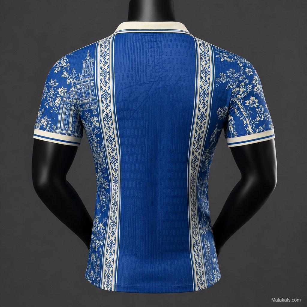 Player Version 26/27 Chelsea x Jordan x Dior Parisian Heritage Concept POLO Jersey