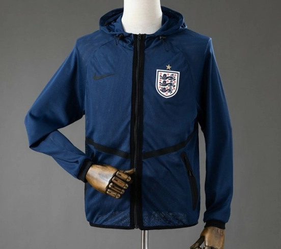 2026 England Men's Football Anthem Jacket - Blue