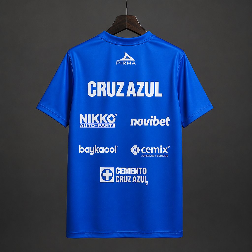 26/27 Cruz Azul La Decima Celebrates MX Championship Victory Blue  Jersey