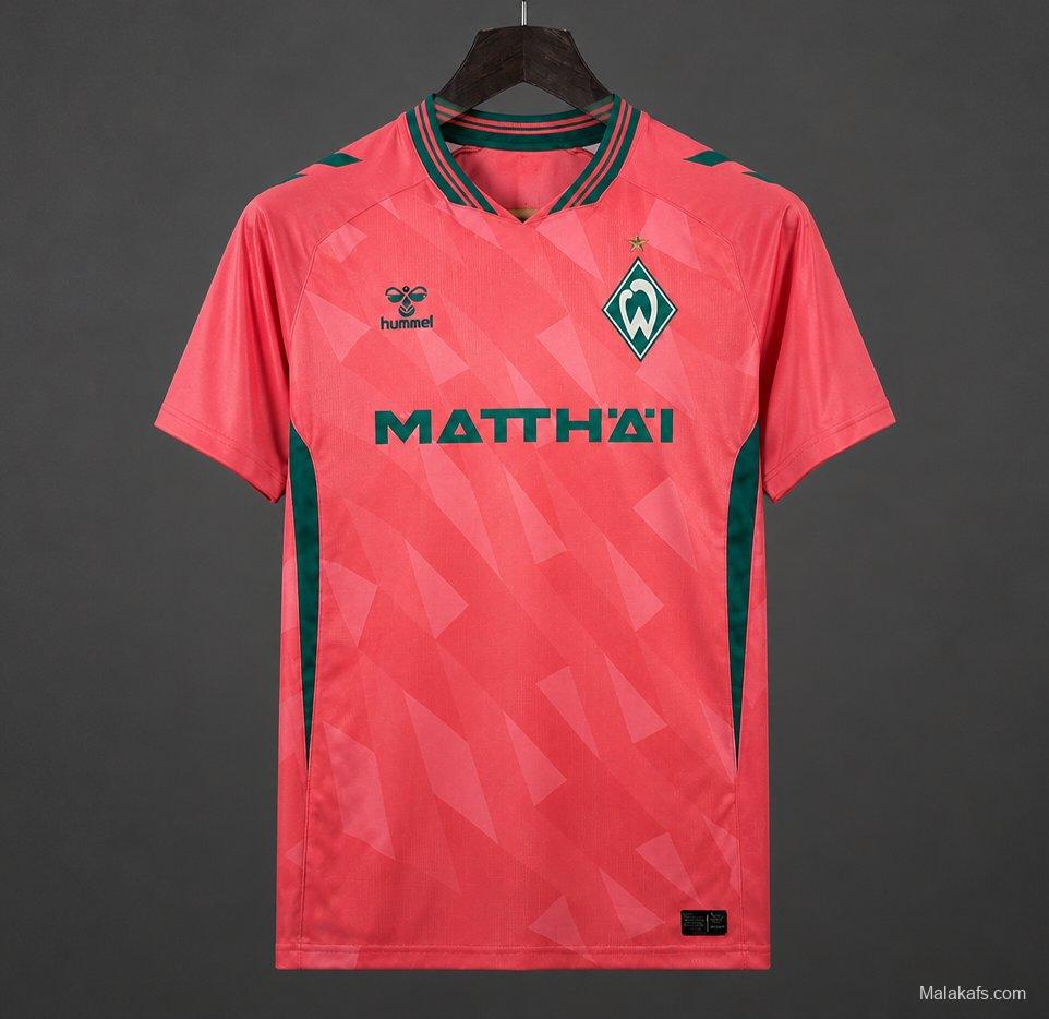 26/27 Werder Bremen Third Pink Jersey