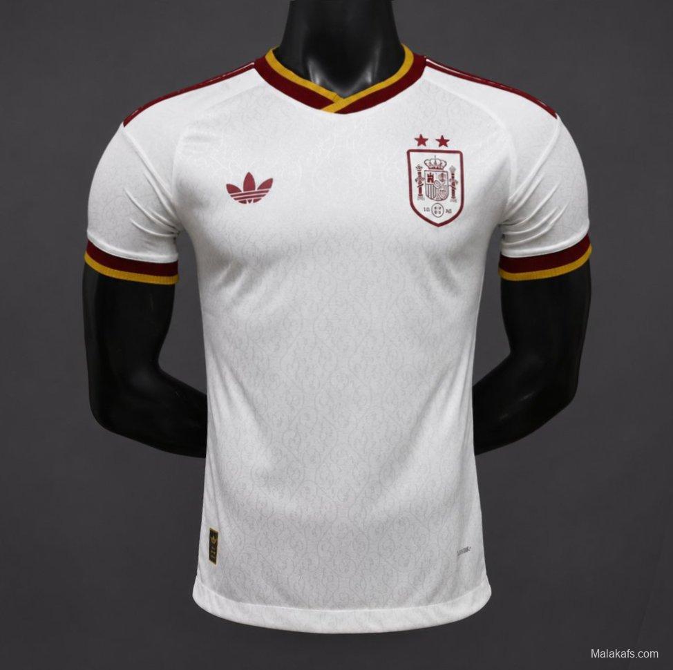 2 Star 2026 Spain Away White Jersey