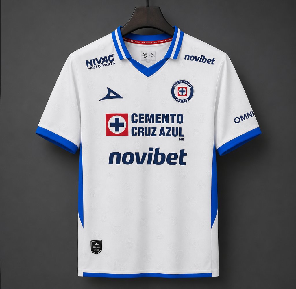 26/27 Cruz Azul Away White Jersey