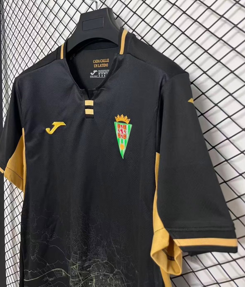 26/27 Cordoba CF Away Black Jersey