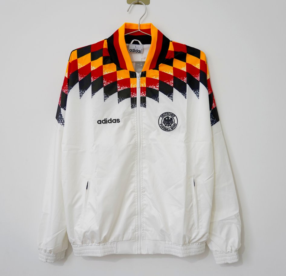 Retro 1994 Germany White Full Zipper Jacket