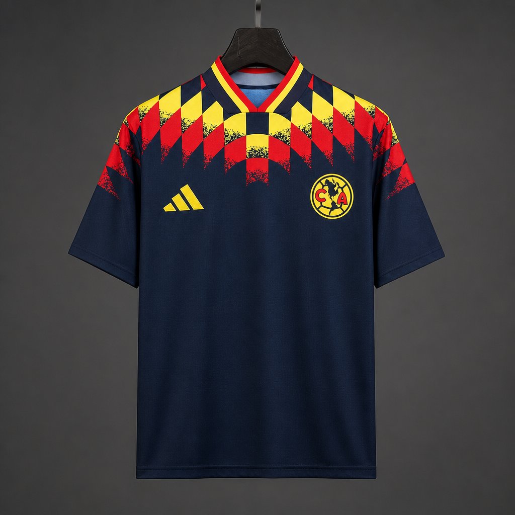 26/27 Club America Stadium Navy Blue Jersey