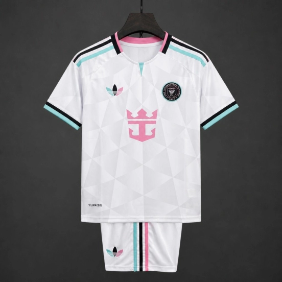 2026 Kids Kits Inter Miami Third White Jersey