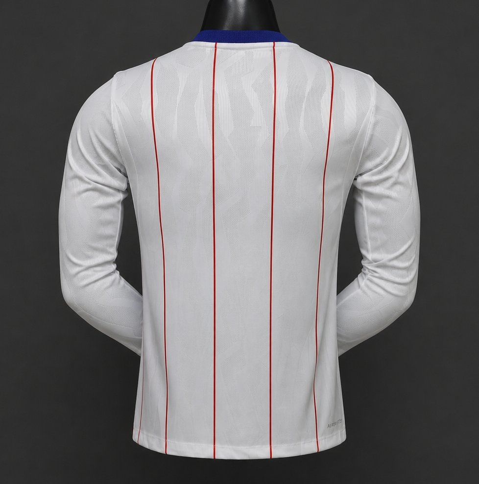 Player Version 26/27 Chelsea FC White with Red Pinstripe Third Long Sleeve Jersey