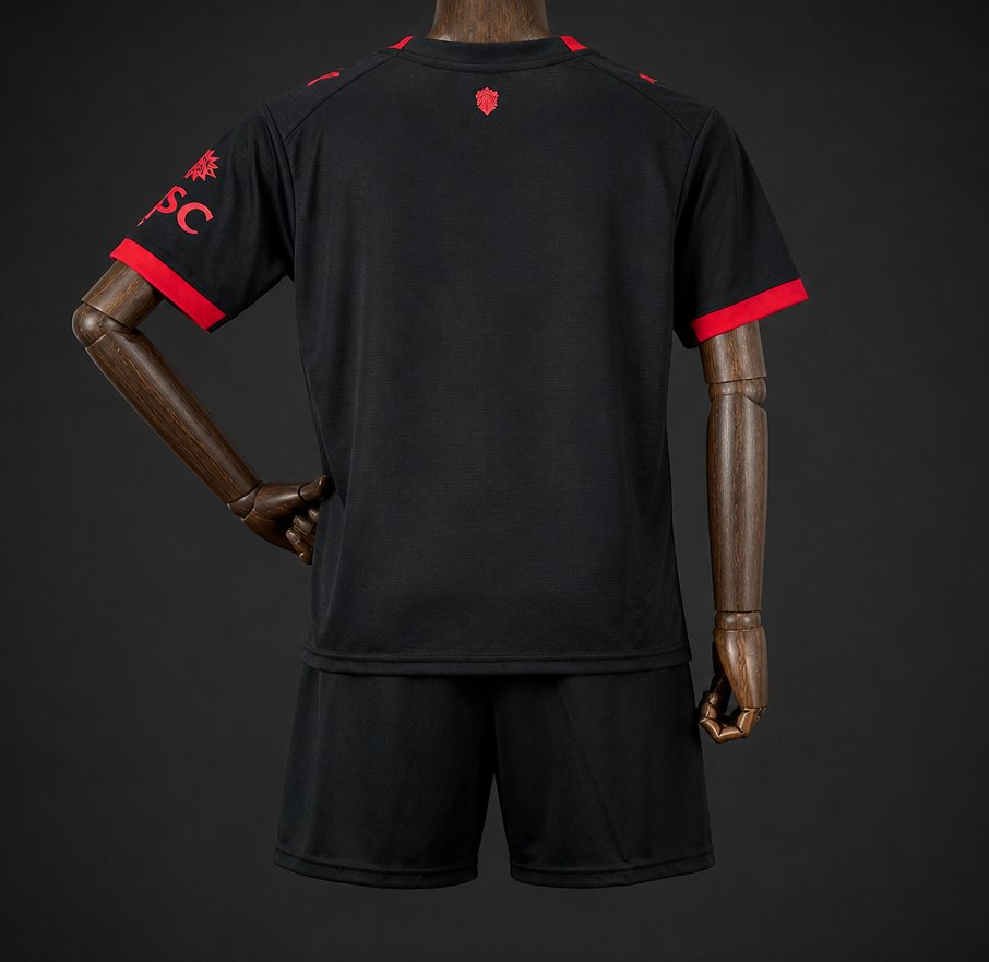26/27 Kids AC Milan Third Black Jersey Kit