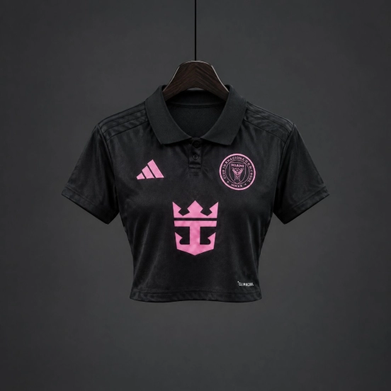 26/27 Women Inter Miami Away Black Crop Jersey
